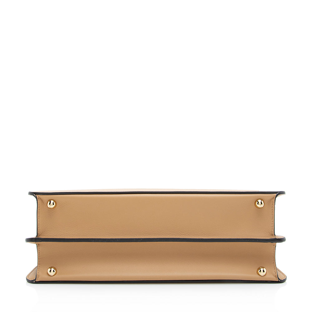 Luxury FendiCalfskin Peekaboo Medium Satchel (SHF-18868)