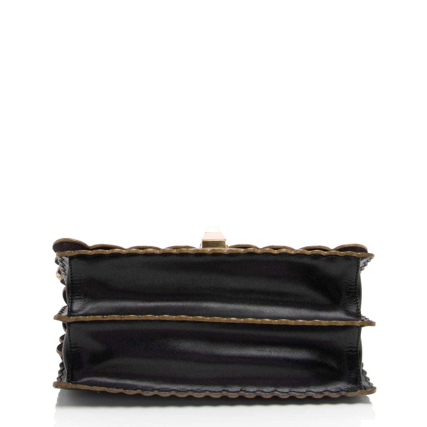 Luxury FendiCalfskin Studded Kan I Medium Shoulder Bag (SHF-boJIBf)