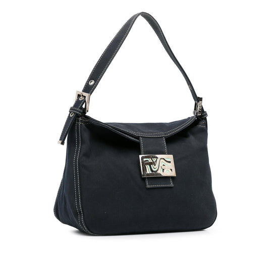 Luxury FendiCanvas FF Marble Double Flap Shoulder Bag (SHG-tZdrHw)