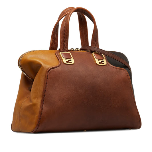 Luxury FendiColorblock Chameleon Satchel (SHG-io7nju)