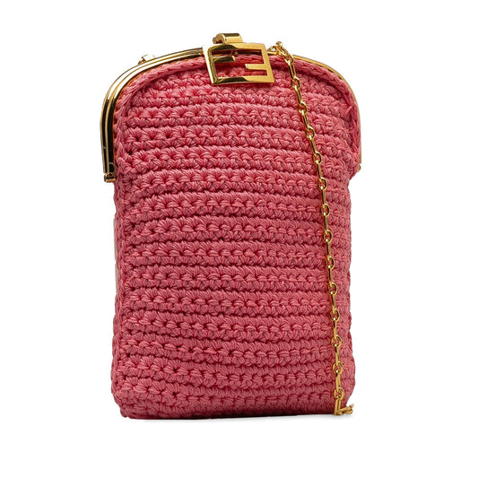 Luxury FendiCrochet Baguette Phone Bag (SHG-8FMN6T)