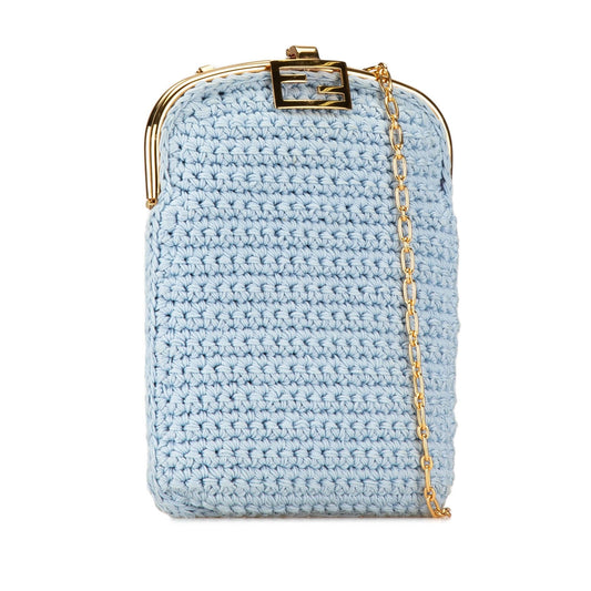 Luxury FendiCrochet Baguette Phone Bag (SHG-8RR45O)