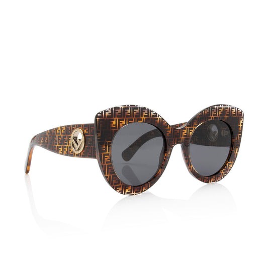 Luxury FendiF is Luxury FendiCat Eye Sunglasses (SHF-AY1qVu)