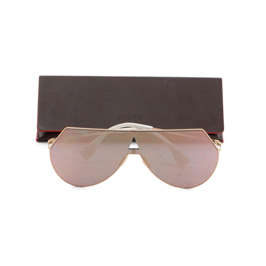Fendi FF 0913/S Shield Mirrored Sunglasses