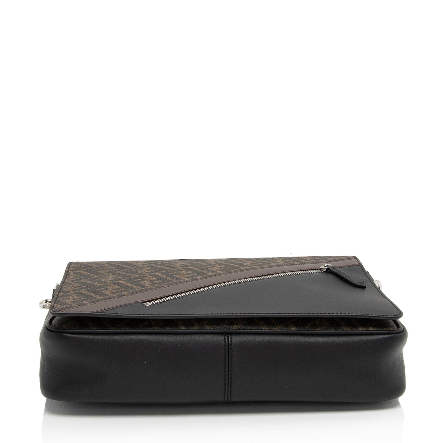 Luxury FendiFF Coated Canvas Leather 1974 Diagonal Messenger (SHF-TIkzeY)