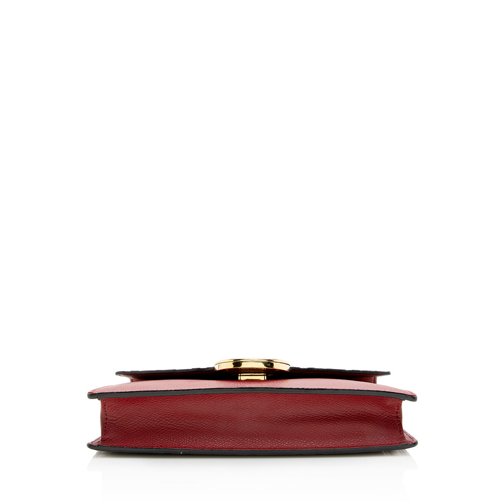 Luxury FendiFF Embossed Calfskin Wallet on Chain Mini Bag (SHF-20480)