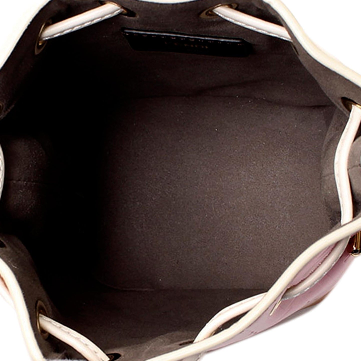 Luxury FendiFF Embossed Striped Mini Mon Tresor Bucket Bag (SHG-ryQxMo)