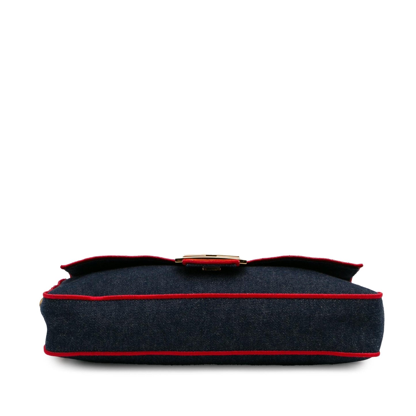 Luxury FendiLarge Denim Baguette Satchel (SHG-oOuzqA)