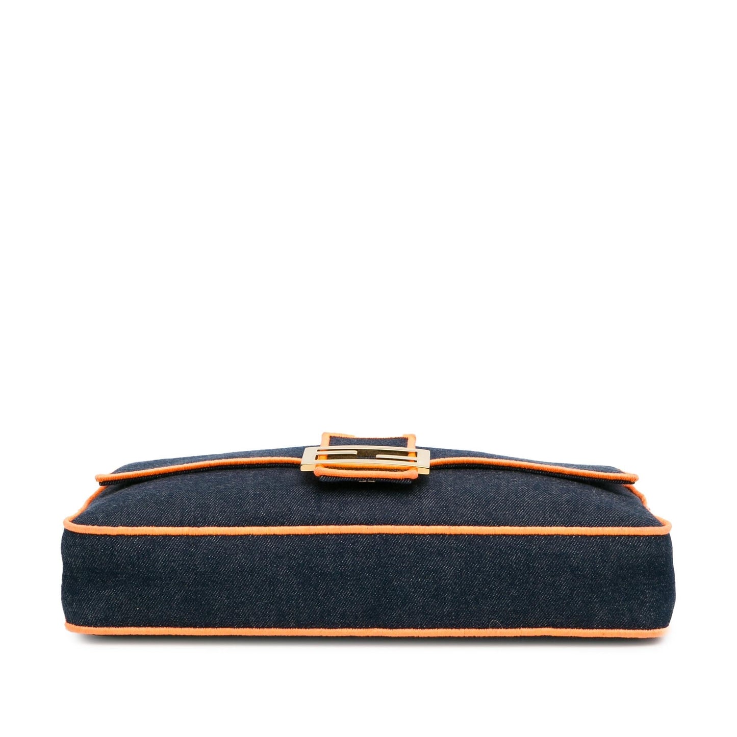Luxury FendiLarge Denim Baguette Satchel (SHG-KcMfCV)