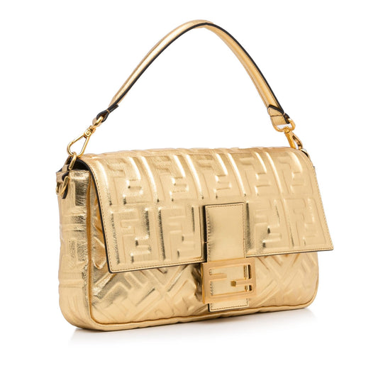 Luxury FendiLarge Embossed Zucca Baguette (SHG-ZcKJ66)