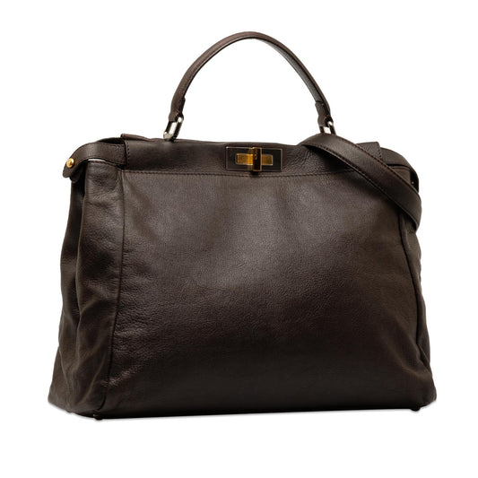 Luxury FendiLarge Peekaboo Satchel (SHG-cYT7Bd)