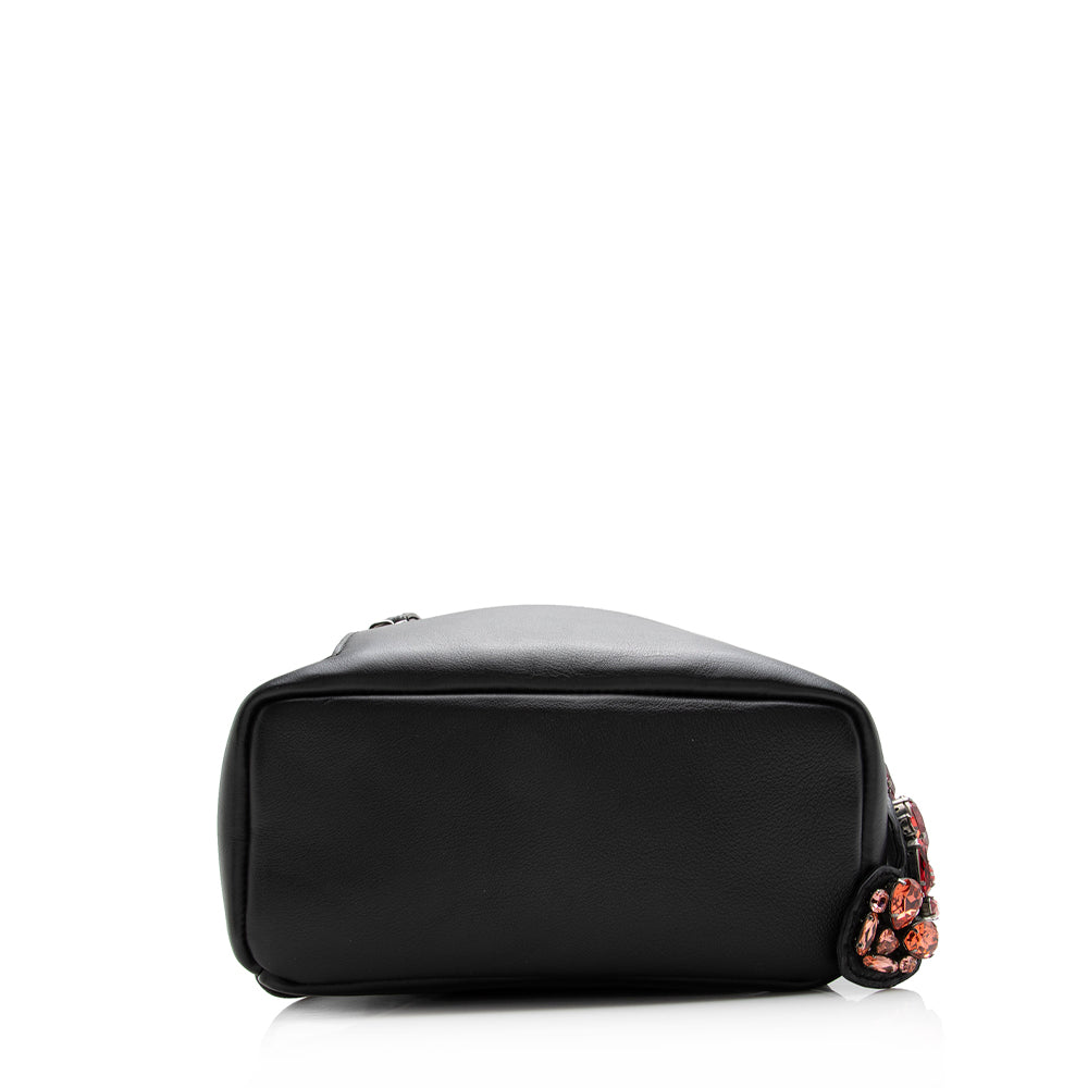 Luxury FendiLeather Crystal By The Way Mini Backpack - FINAL SALE (SHF-14917)