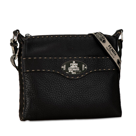 Luxury FendiLeather Selleria Crossbody (SHG-w68jgn)