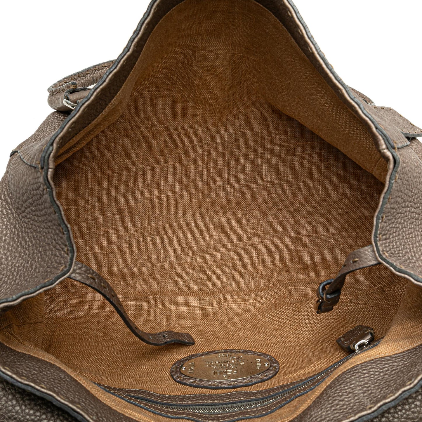 Luxury FendiLeather Selleria Linda Handbag (SHG-kPApcq)
