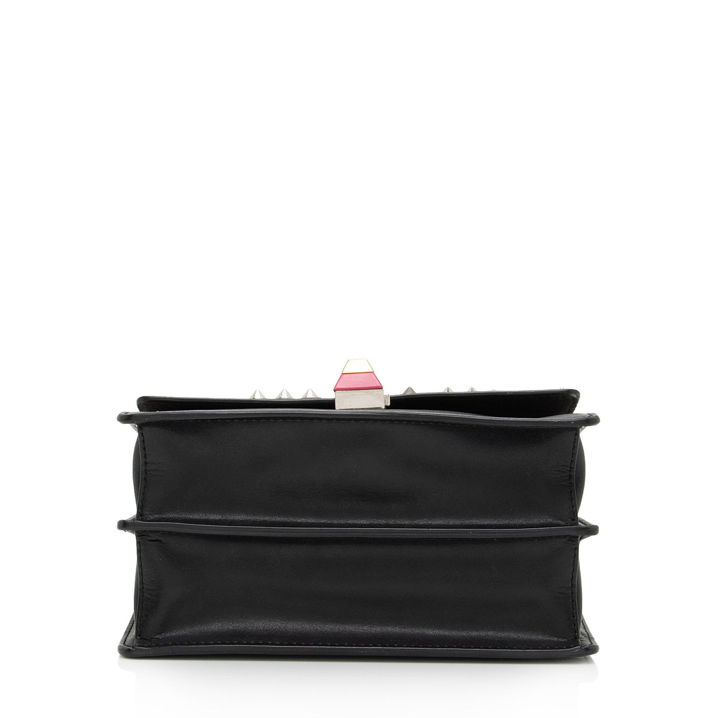 Luxury FendiLeather Studded Kan I Small Shoulder Bag (SHF-HruO3c)