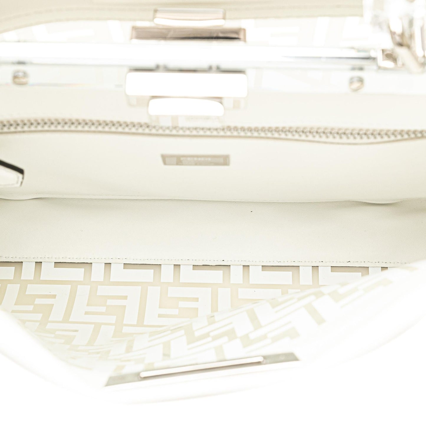 Luxury FendiLimited Edition Medium PVC Peekaboo Satchel (SHG-IBp3e8)