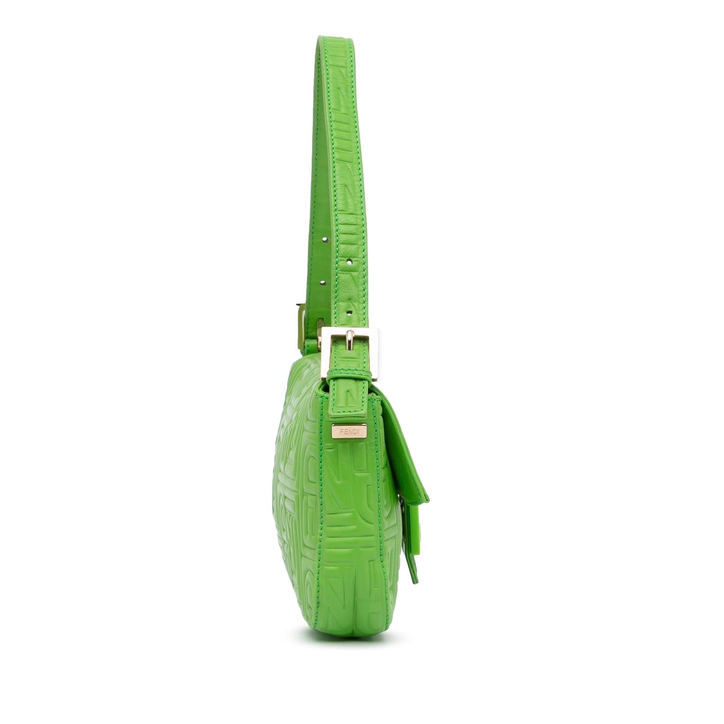 Luxury FendiLogo Embossed Baguette (SHG-DkmKFV)