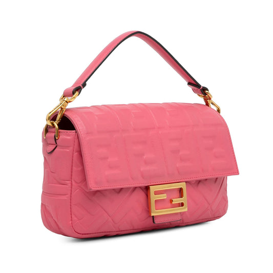 Luxury FendiMedium Embossed FF Baguette (SHG-l1qzmb)