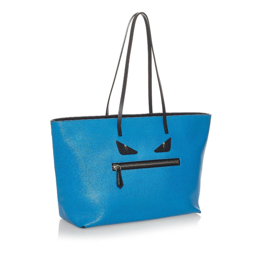 Luxury FendiMedium Monster Roll Leather Tote Bag (SHG-txIAlj)