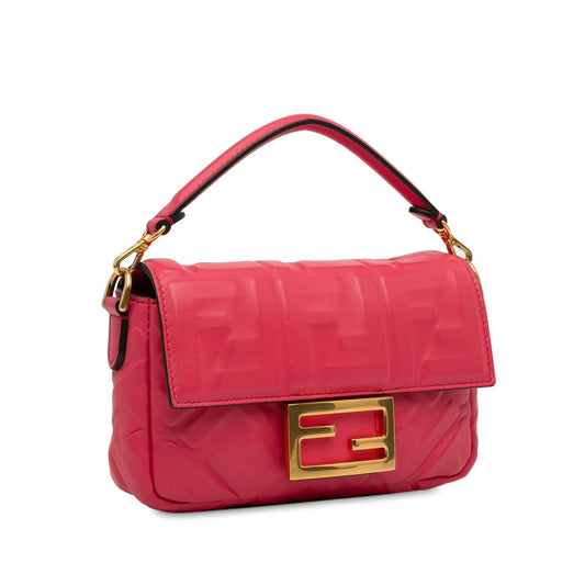 Luxury FendiMini FF Embossed Baguette (SHG-4aa1Gj)