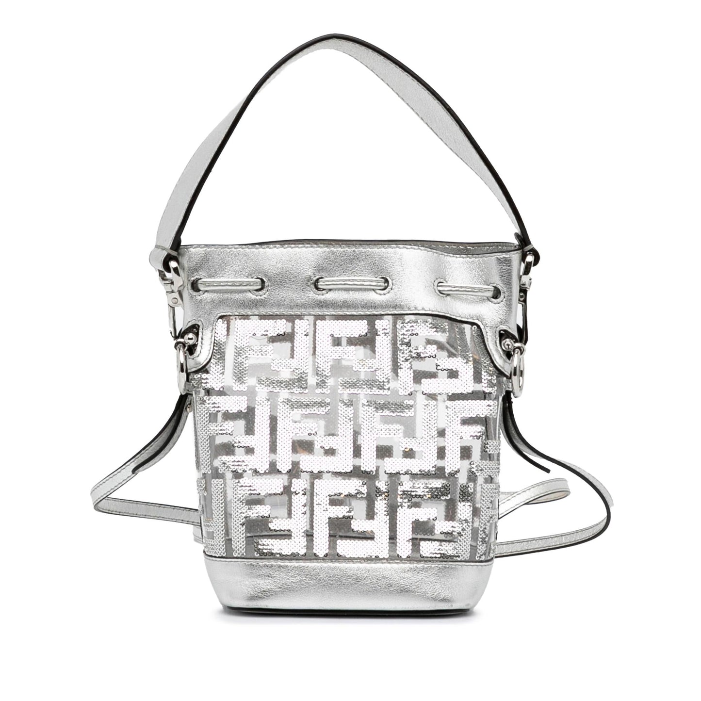 Luxury FendiMini Mon Tresor Sequined Bucket Bag (SHG-qQnN4Z)