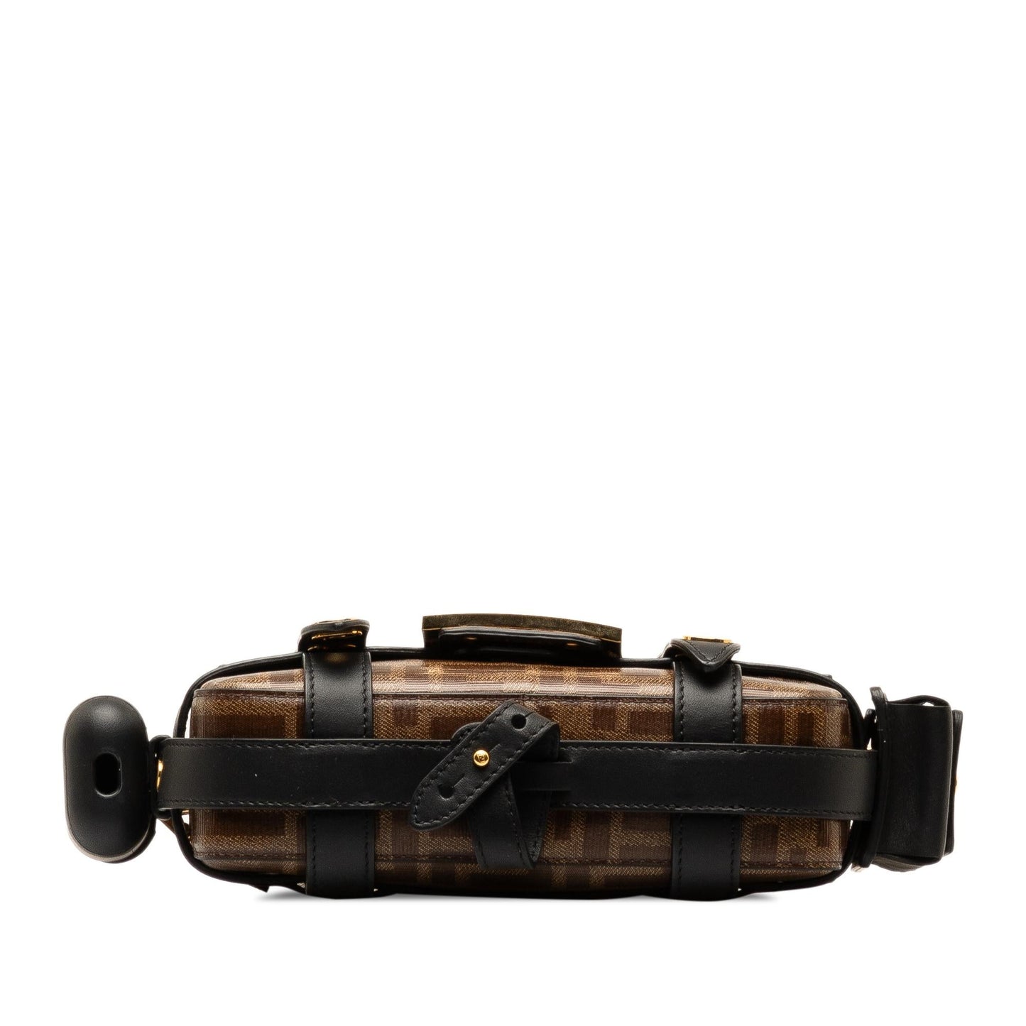 Luxury FendiMini Zucca Glazed Fabric Cage Baguette (SHG-7IwhHV)