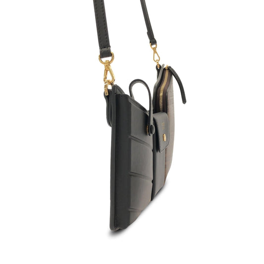 Luxury FendiMini Zucca and Leather 3 Pocket Crossbody (SHG-up2ClV)