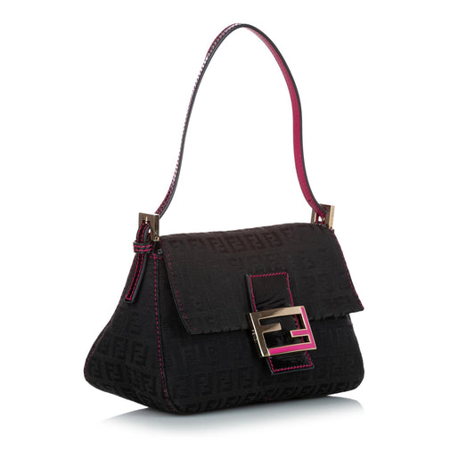 Luxury FendiMini Zucchino Canvas Mamma Baguette (SHG-z8xf9F)