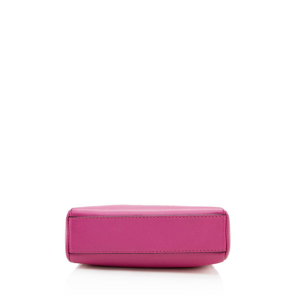 Luxury FendiNappa Leather Peekaboo Micro Shoulder Bag (SHF-19846)