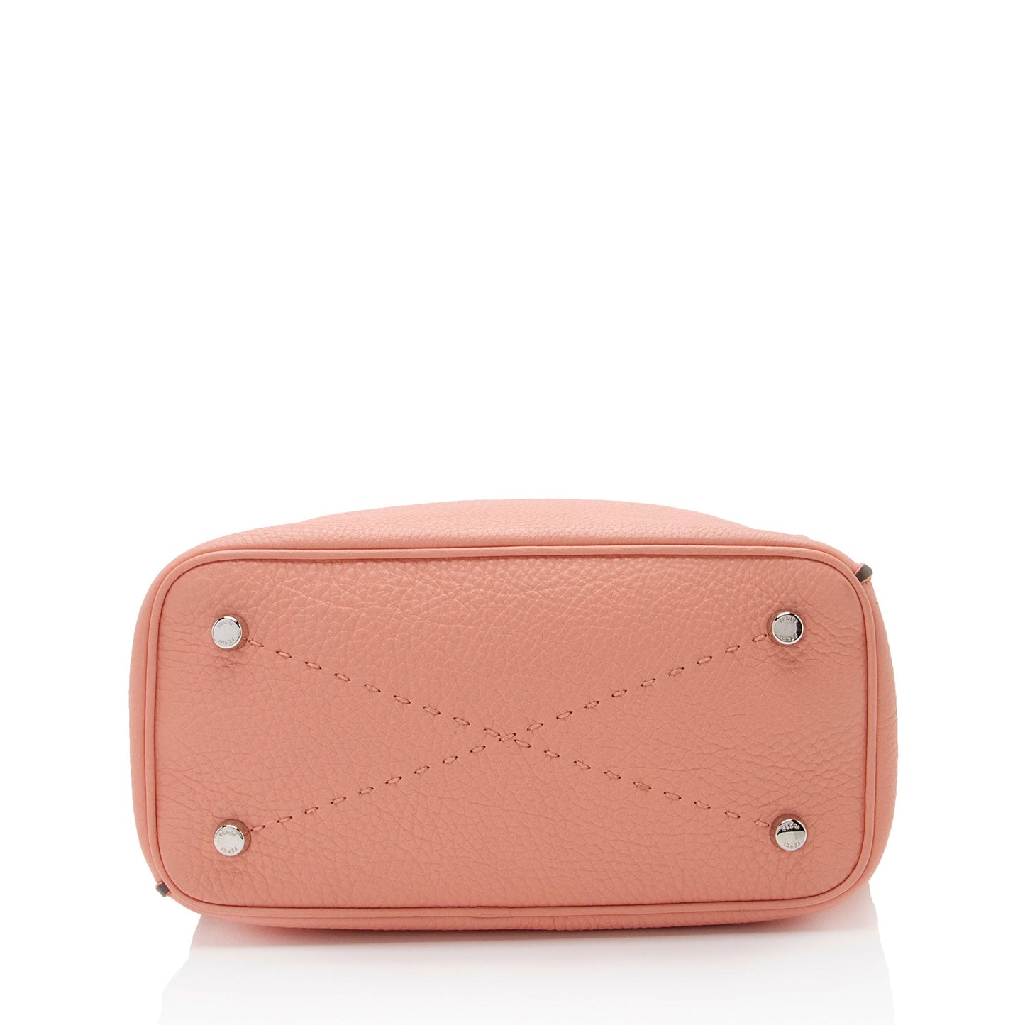Luxury FendiSelleria Leather Anna Small Bucket Bag (SHF-YoPItu)