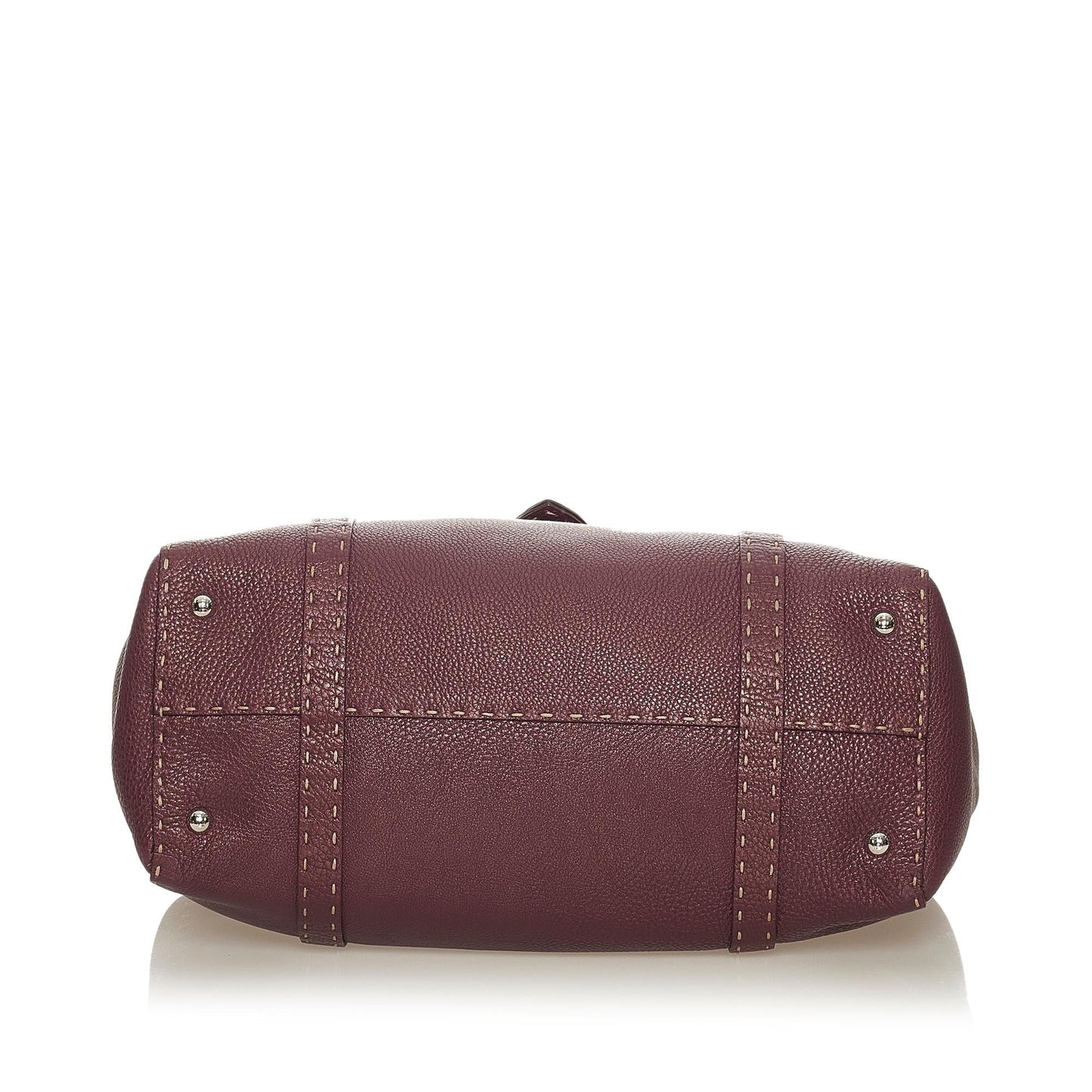 Luxury FendiSelleria Linda Leather Handbag (SHG-27779)