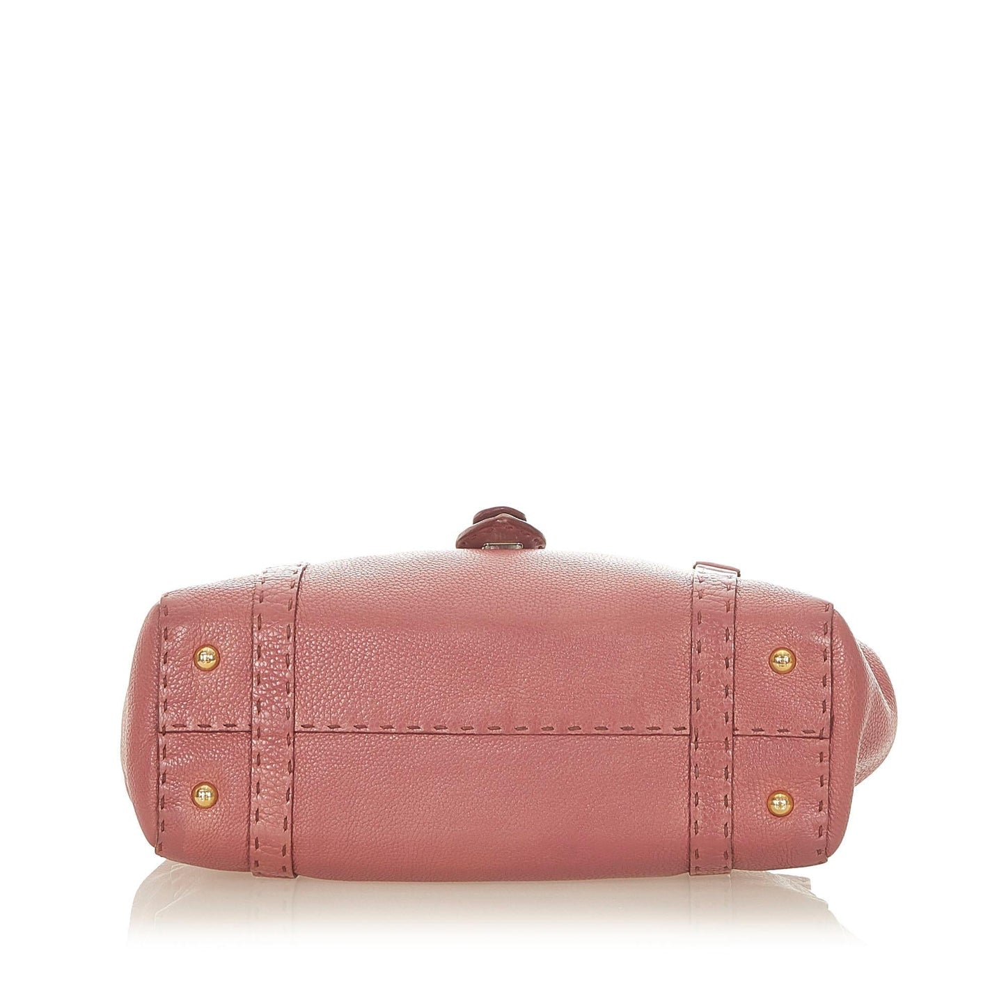 Luxury FendiSelleria Linda Leather Handbag (SHG-31685)