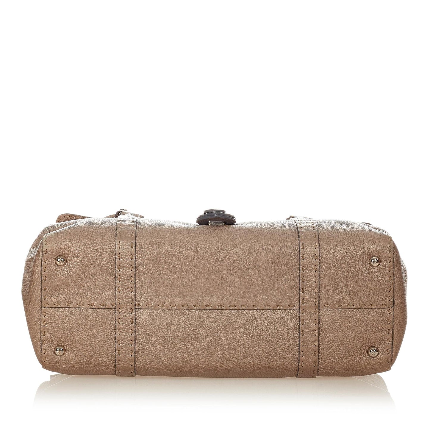 Luxury FendiSelleria Linda Leather Shoulder Bag (SHG-26507)