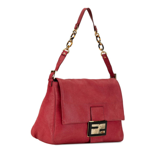 Luxury FendiShimmer Leather Mamma Forever Shoulder Bag (SHG-BIXvt5)