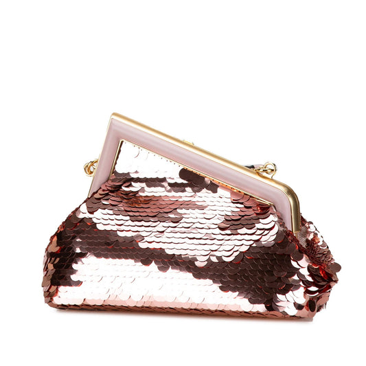 Luxury FendiSmall First Sequin Bag (SHG-81SzYj)