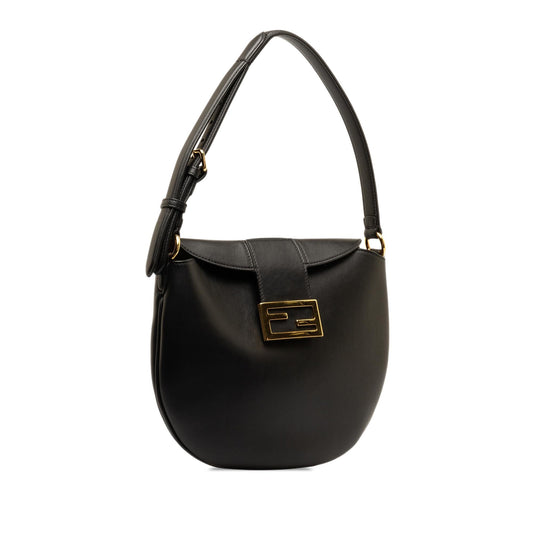 Luxury FendiSmall Leather Croissant Hobo (SHG-DNdErr)