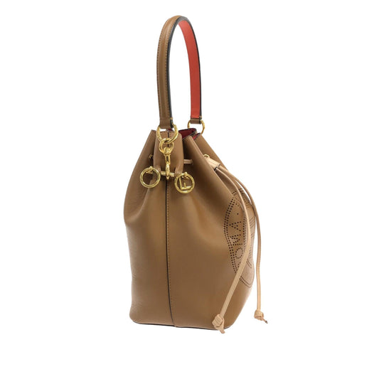 Luxury FendiSmall Perforated Mon Tresor Bucket Bag (SHG-ZjiX7d)