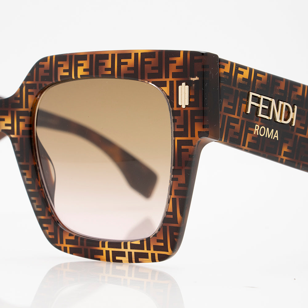 Luxury FendiSquare FF Logo Sunglasses (SHF-21247)