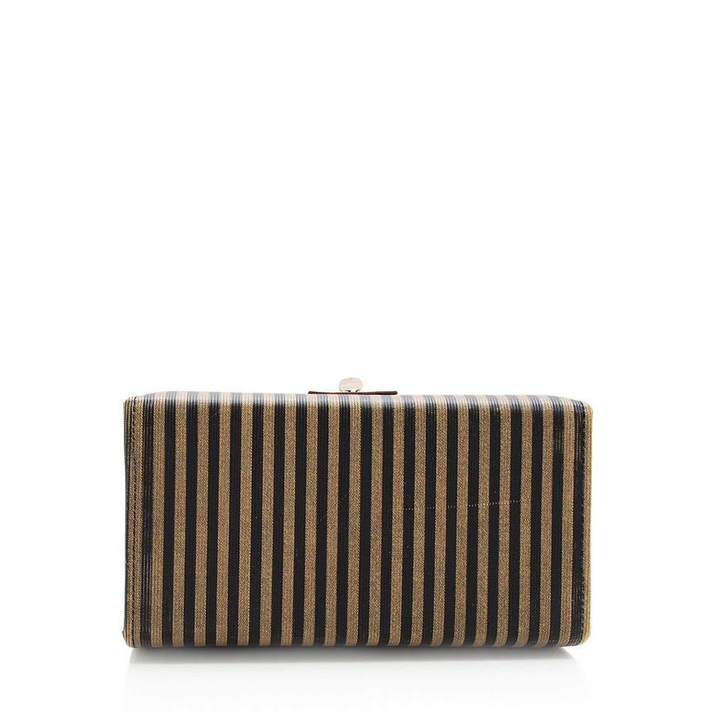 Luxury FendiVintage Pequin Train Case Shoulder Bag (SHF-18663)