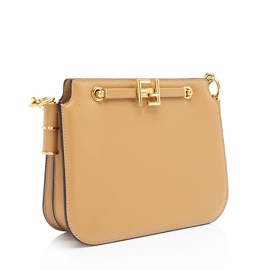 Luxury FendiVitello King Luxor Touch Shoulder Bag (SHF-UiVdWp)