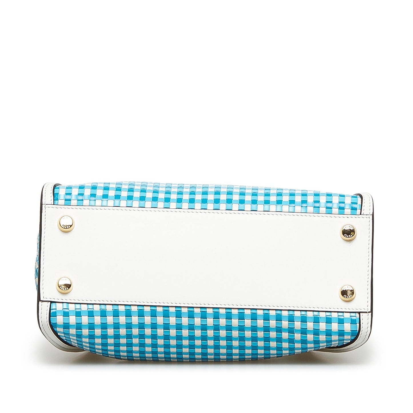 Luxury FendiWoven Peekaboo Satchel (SHG-I4IFas)