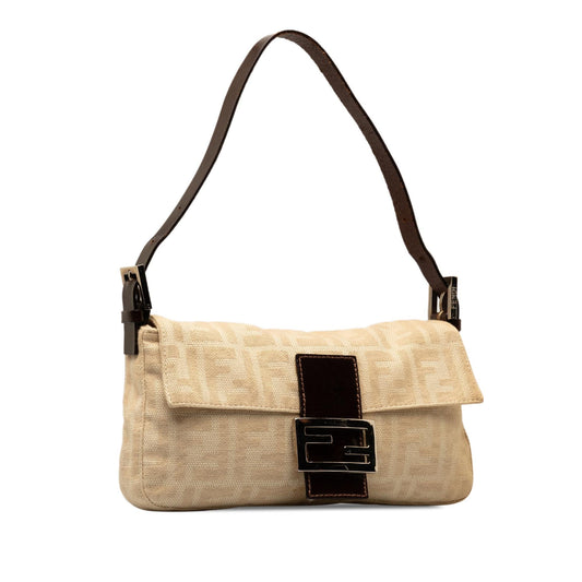 Luxury FendiZucca Canvas Baguette (SHG-jHAKjs)