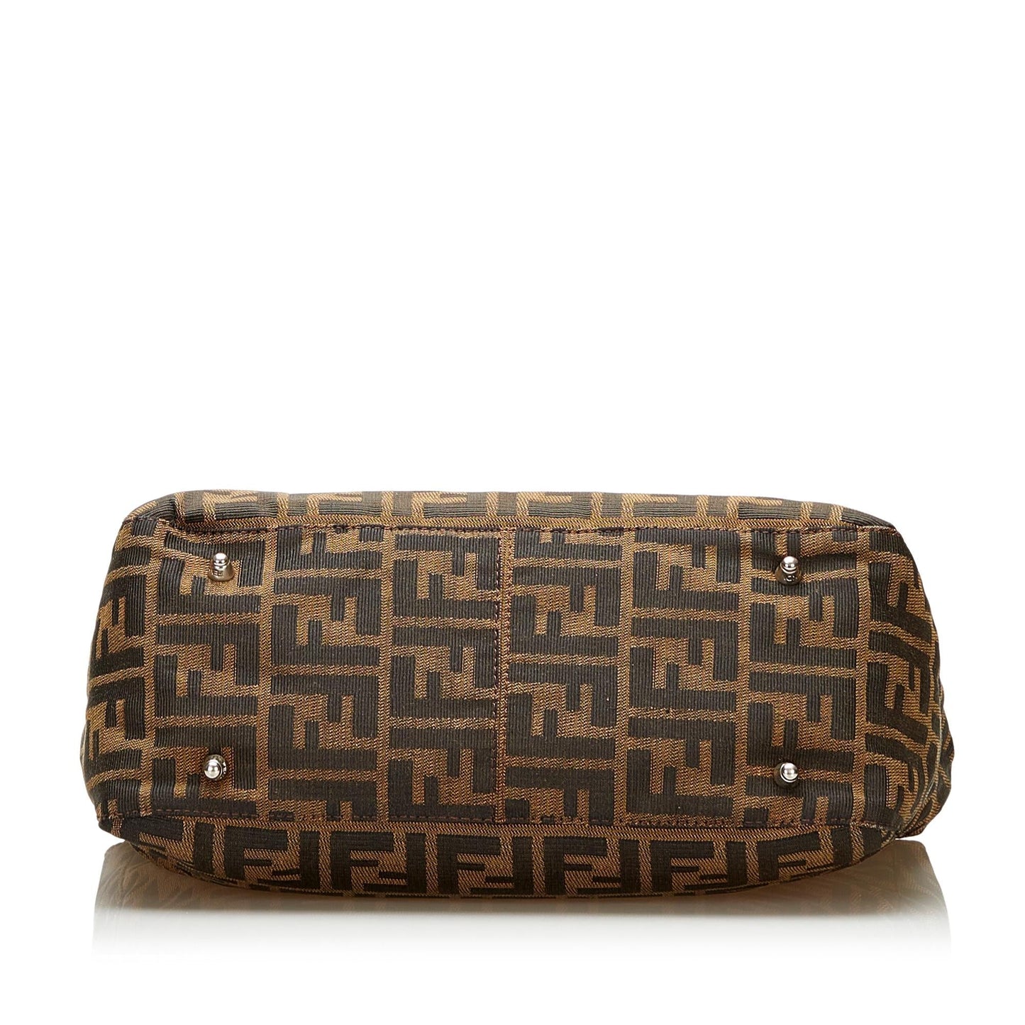 Luxury FendiZucca Canvas Handbag (SHG-35839)
