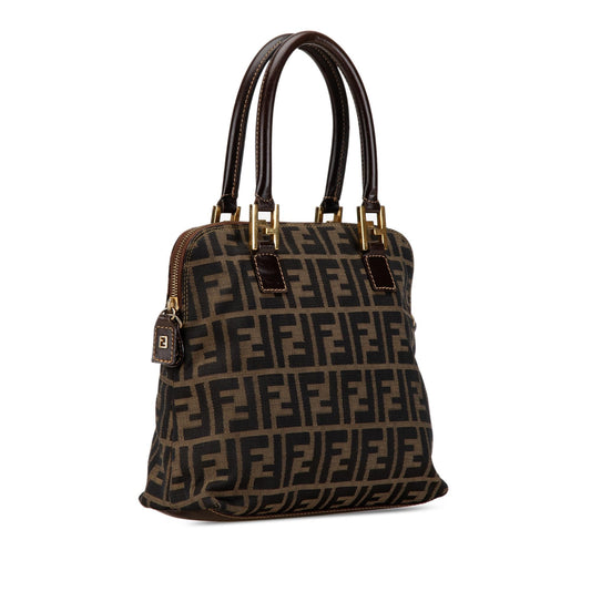 Luxury FendiZucca Canvas Satchel (SHG-VwjR6Z)