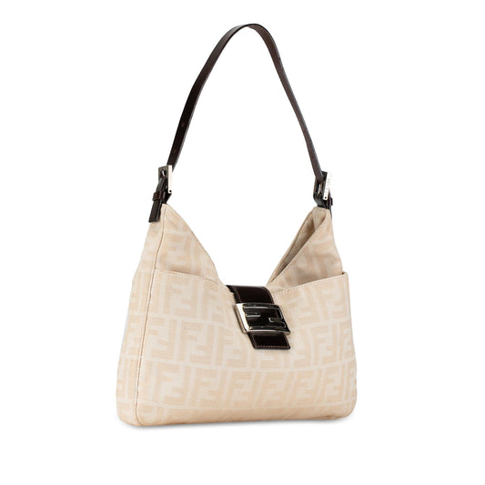 Luxury FendiZucca Canvas Shoulder Bag (SHG-fcMQey)