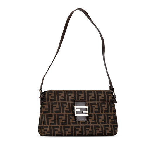 Luxury FendiZucca Canvas Shoulder Bag (SHG-wUEn4V)