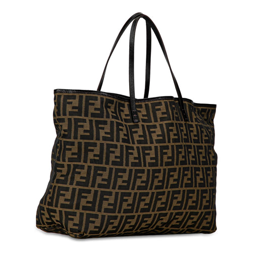 Luxury FendiZucca Canvas Tote (SHG-mAaIRp)