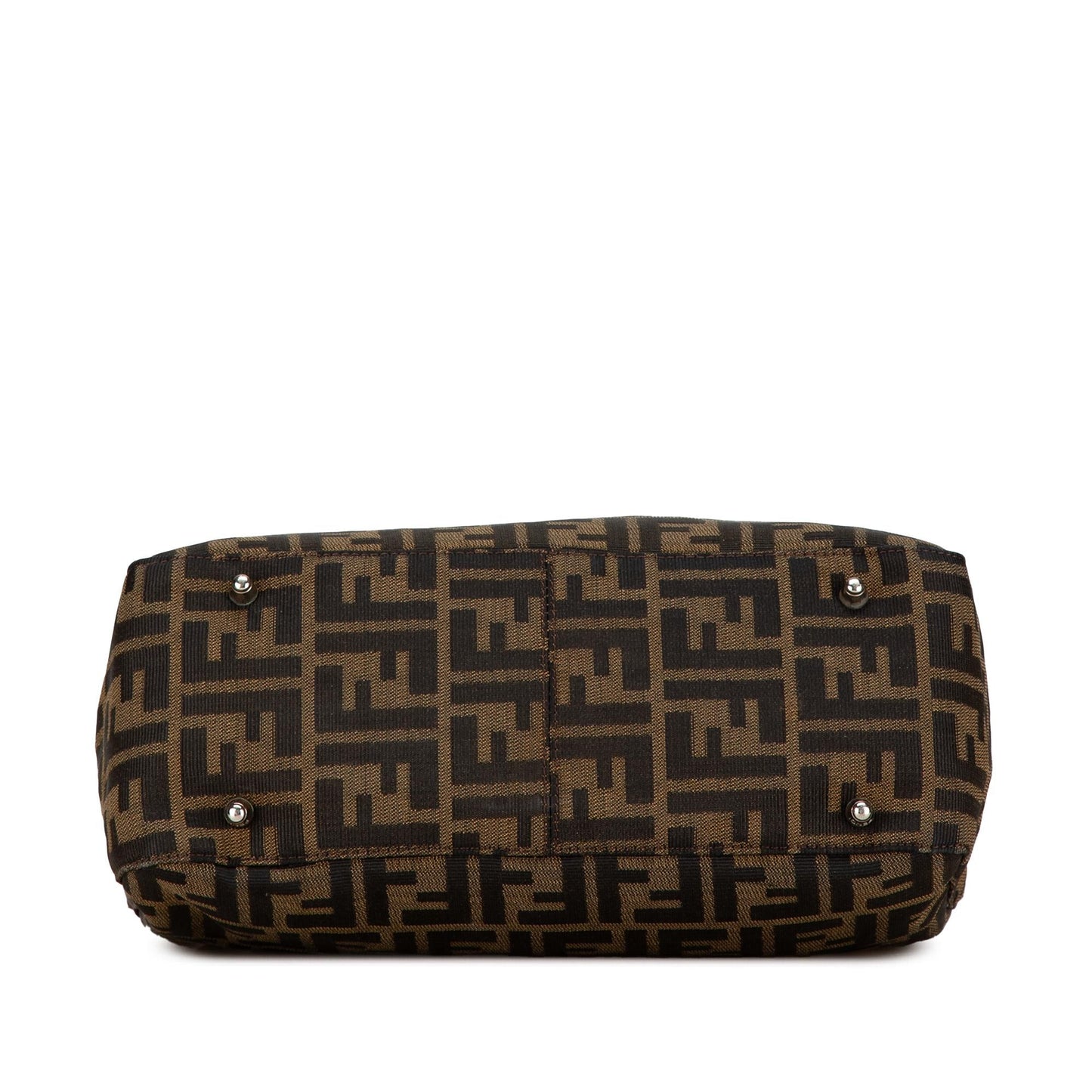 Luxury FendiZucca Canvas Twins Tote (SHG-LQzCTX)