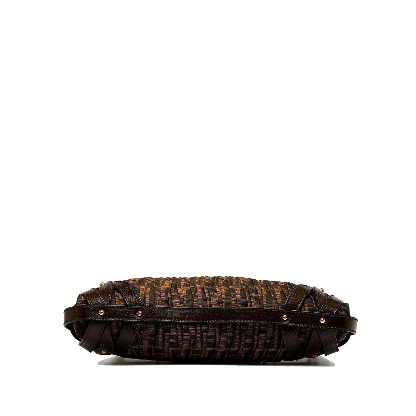 Luxury FendiZucca Chef Pleated Shoulder Bag (SHG-y51GY1)