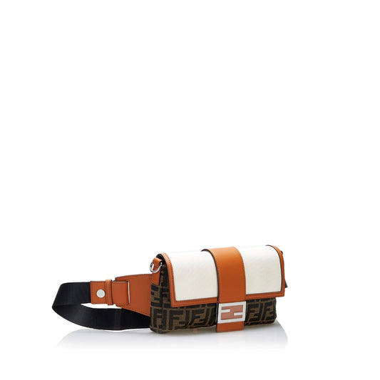 Luxury FendiZucca Convertible Belt Bag (SHG-AlCFzj)